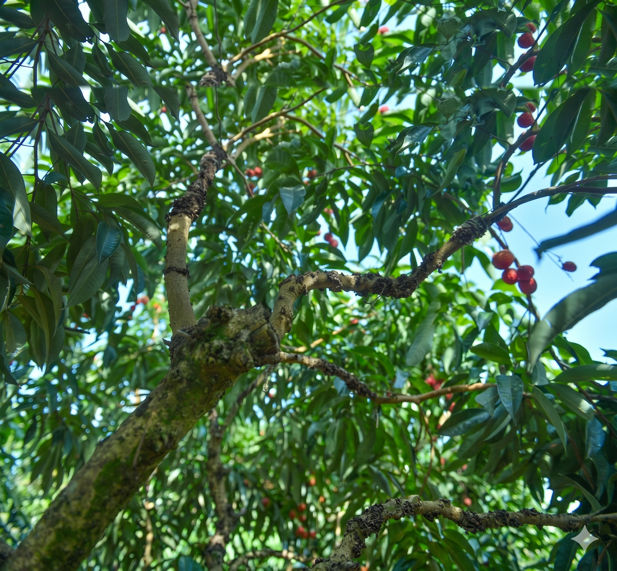 Lychee orchard in Bac Giang, Vietnam